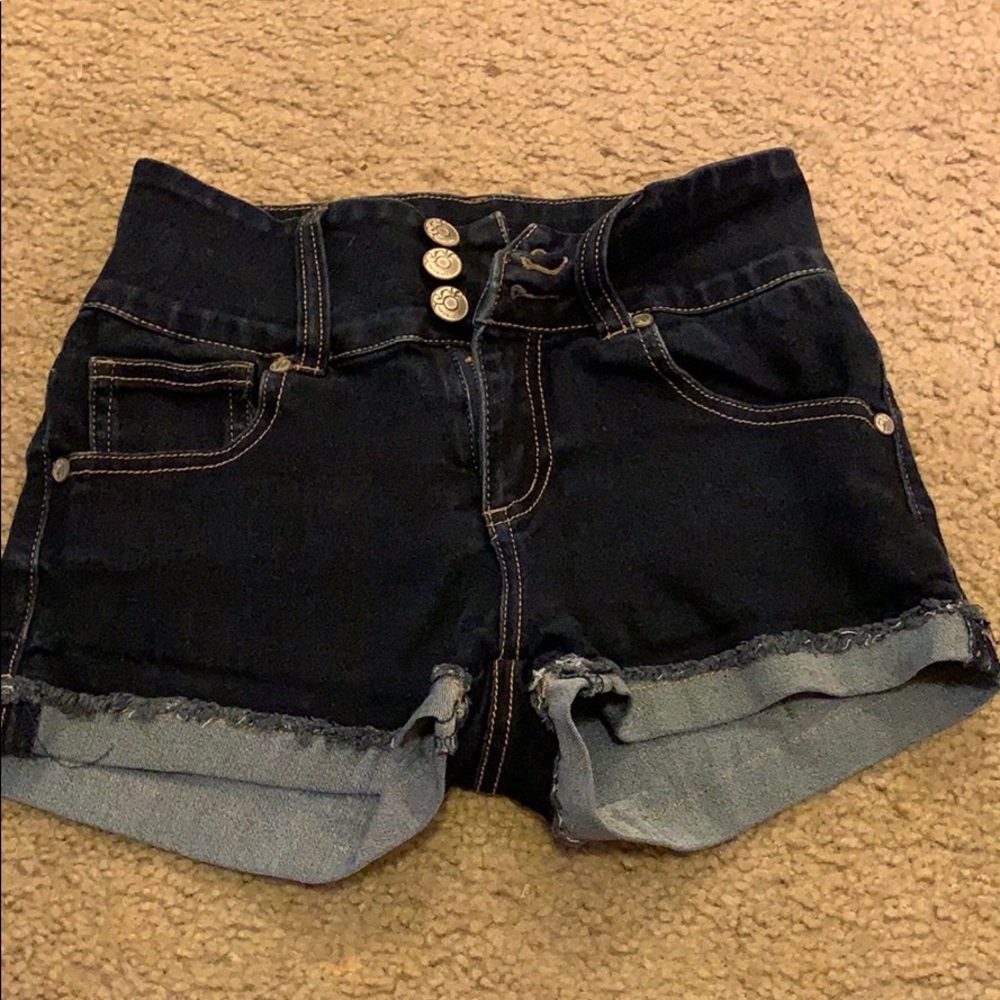 High rise shorts